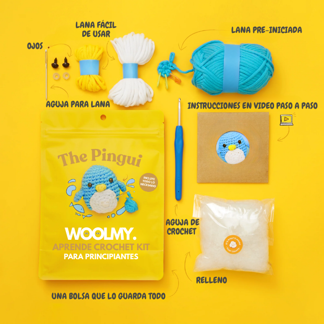 Kit de crochet "El cerdito Barry"